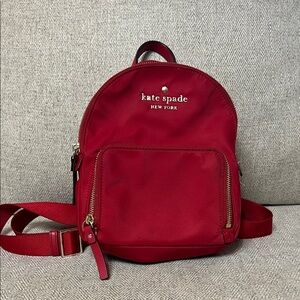 Kate Spade Cherry Red Backpack